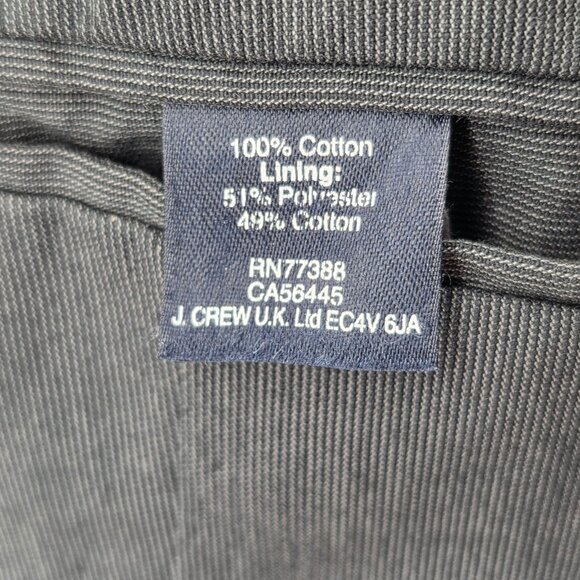 J Crew Blazer Mens  Gray Unstructured Twin Vented 2 Button Sportcoat Jacket Sz M - Picture 11 of 14
